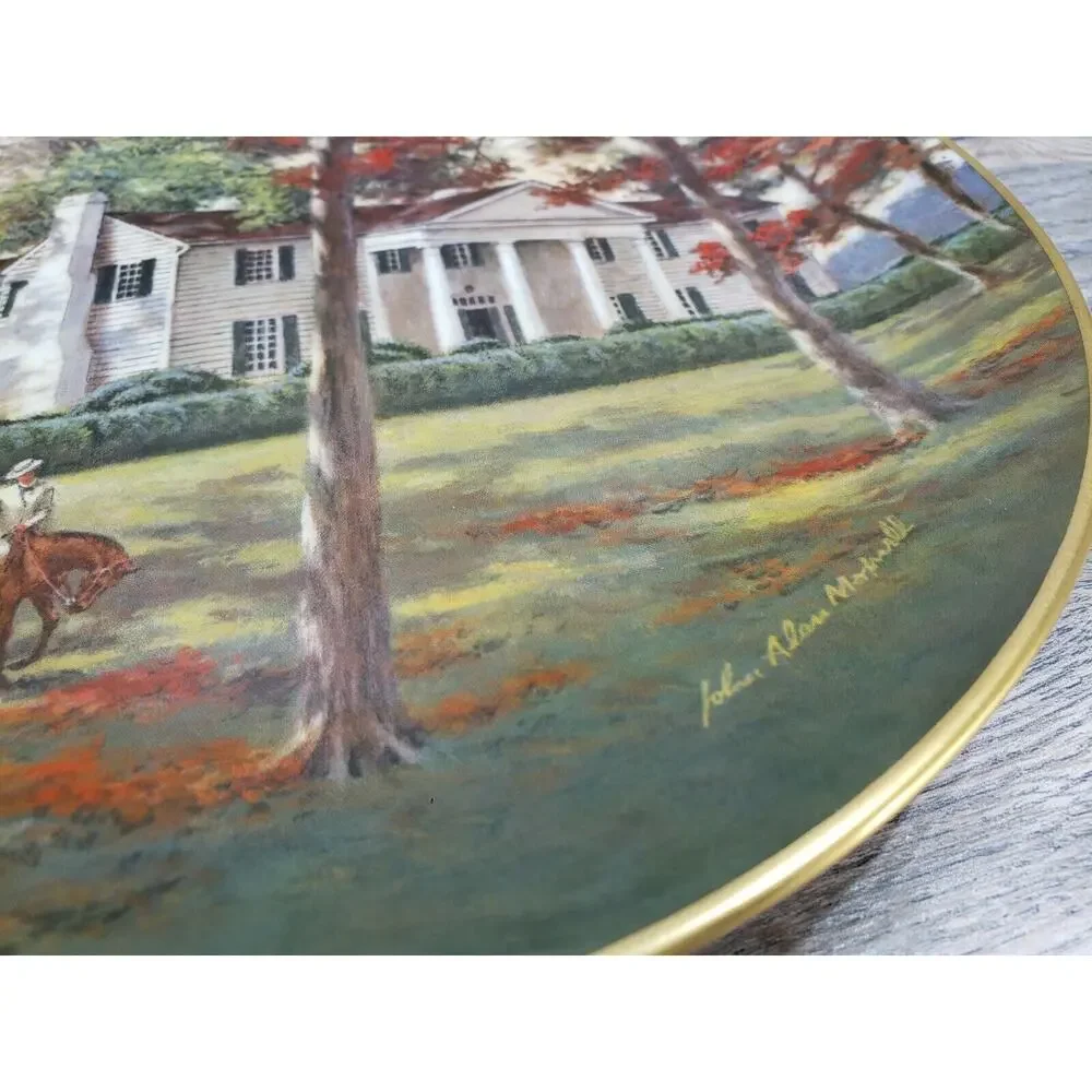 Gorham Fort Hill Commemorative Southern Landmark Series 1980 Vintage Plate